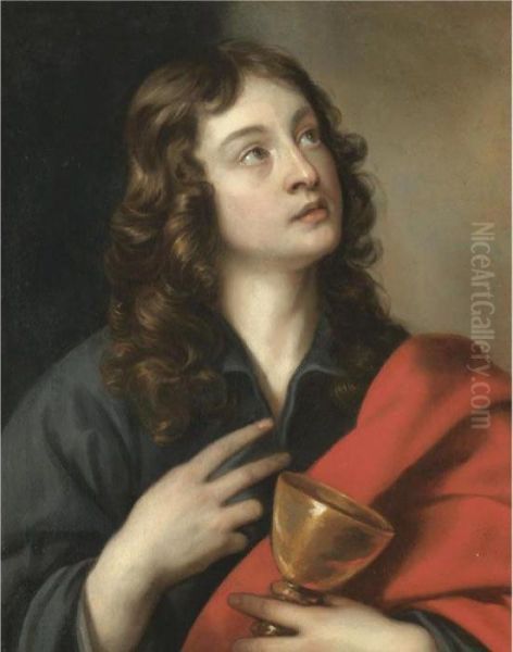 Saint John The Evangelist Oil Painting by Sir Anthony Van Dyck