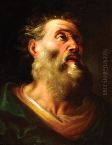 Portrait Of An Apostle Oil Painting by Sir Anthony Van Dyck