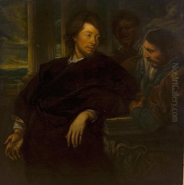 Self Portrait Oil Painting by Sir Anthony Van Dyck