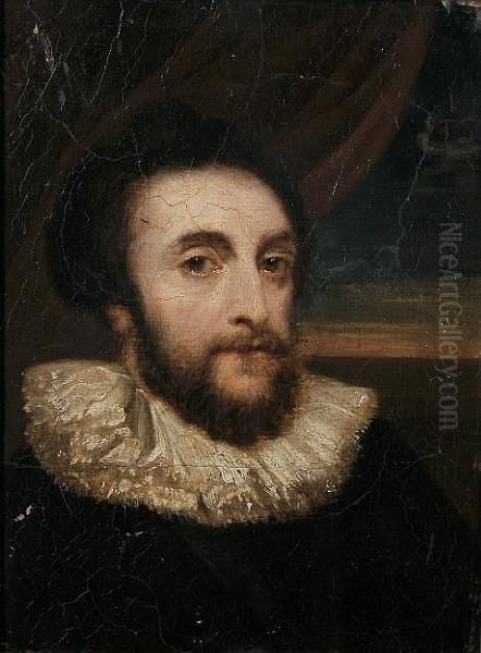 Portrait Of Thomas Howard, 2nd Earl Of Arundel Oil Painting by Sir Anthony Van Dyck