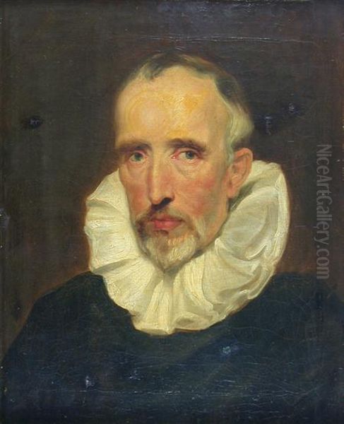 Cornelis Van Der Geest Oil Painting by Sir Anthony Van Dyck