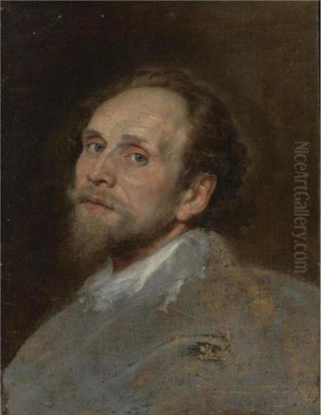 Portrait Of A Man Oil Painting by Sir Anthony Van Dyck