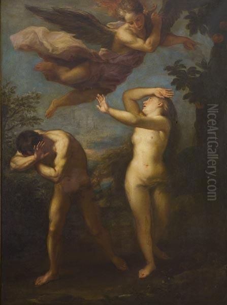 La Cacciata Dal Paradiso Terrestre Oil Painting by Sir Anthony Van Dyck