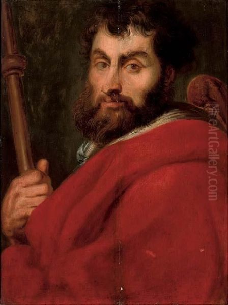 Saint James The Greater Oil Painting by Sir Anthony Van Dyck