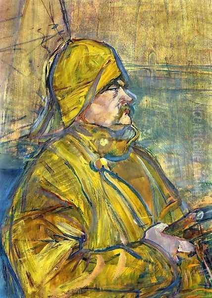 Maurice Joyans (detail) Oil Painting by Henri De Toulouse-Lautrec