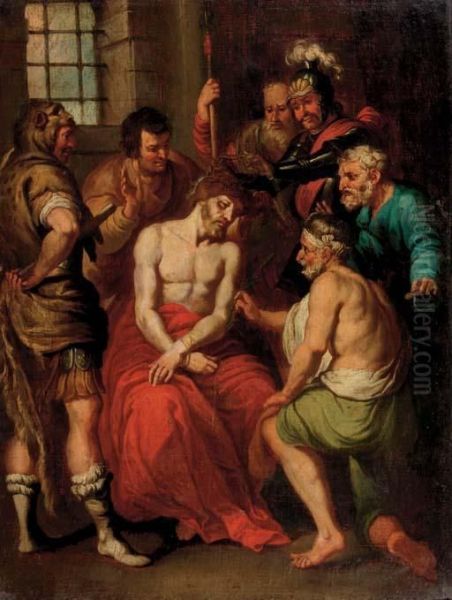 The Mocking Of Christ Oil Painting by Sir Anthony Van Dyck