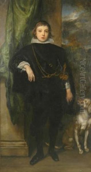 Prince Rupert Of The Palatinate Oil Painting by Sir Anthony Van Dyck