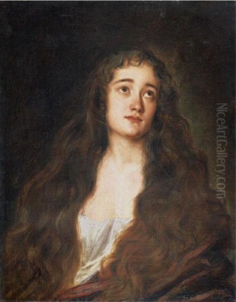 The Penitent Magdalene Oil Painting by Sir Anthony Van Dyck