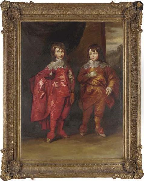 2nd Duke Of Buckingham (1627-1687), And His Brother Lord Francis Villiers (1629-1648) Oil Painting by Sir Anthony Van Dyck