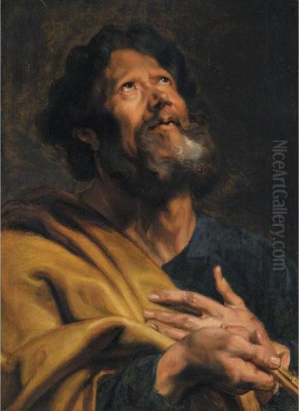 Saint Peter Oil Painting by Sir Anthony Van Dyck