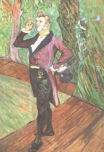 Portrait of M. Samary Oil Painting by Henri De Toulouse-Lautrec