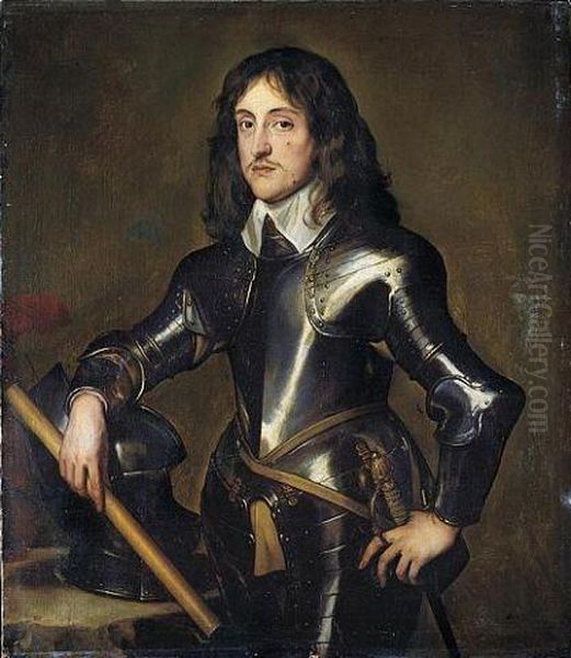 Prince Charles Louis Oil Painting by Sir Anthony Van Dyck