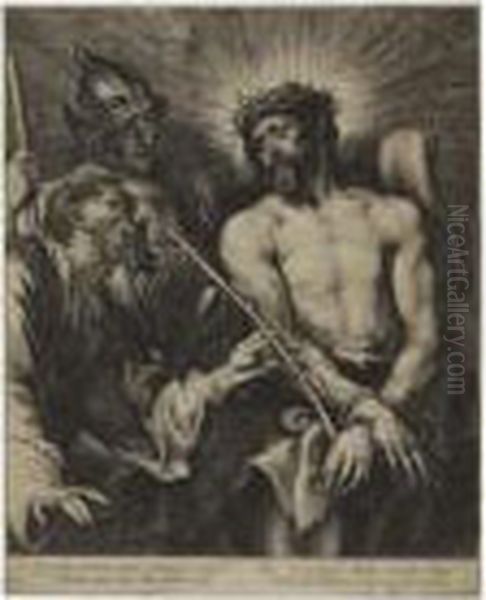 Christ Crowned With Thorns Oil Painting by Sir Anthony Van Dyck