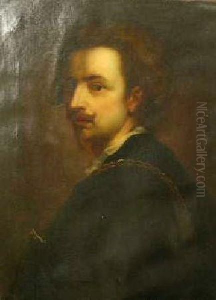 Self Portrait Oil Painting by Sir Anthony Van Dyck