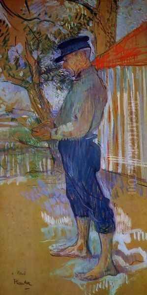 Monsieur Paul Viaud, Taussat, Arcachon Oil Painting by Henri De Toulouse-Lautrec