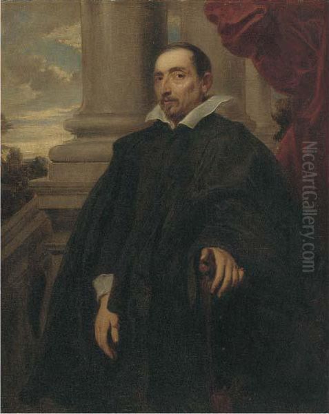 Portrait Of Antoine Triest, Bishop Of Ghent, Half-length Oil Painting by Sir Anthony Van Dyck