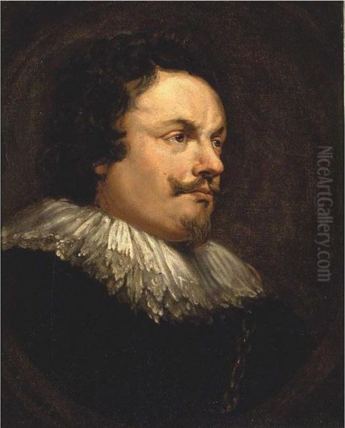 Portrait Of A Gentleman Oil Painting by Sir Anthony Van Dyck