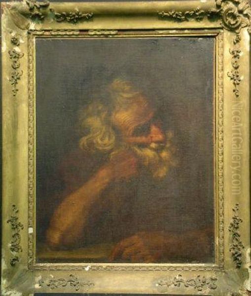 Bearded Man Oil Painting by Sir Anthony Van Dyck