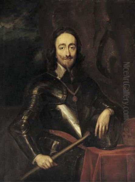 Portrait Of King Charles I Oil Painting by Sir Anthony Van Dyck