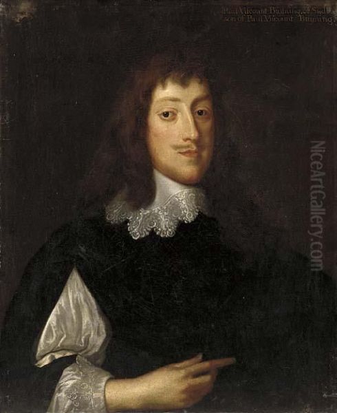 Portrait Of Paul,viscount Bayning Oil Painting by Sir Anthony Van Dyck