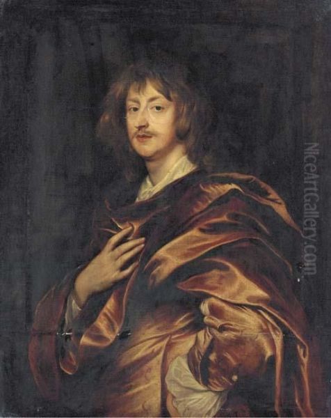 Portrait Of Philip Herbert Oil Painting by Sir Anthony Van Dyck