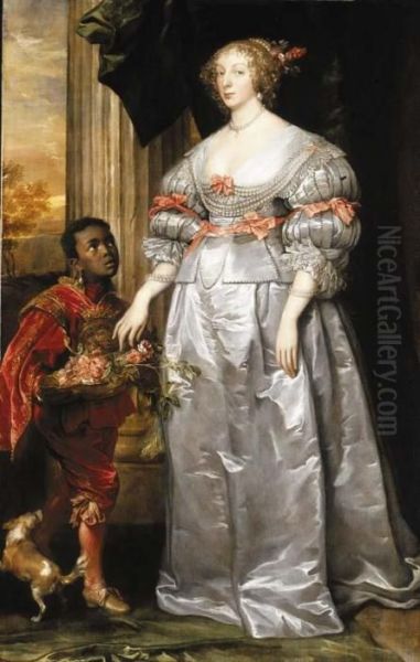 Portrait Of A Lady Oil Painting by Sir Anthony Van Dyck