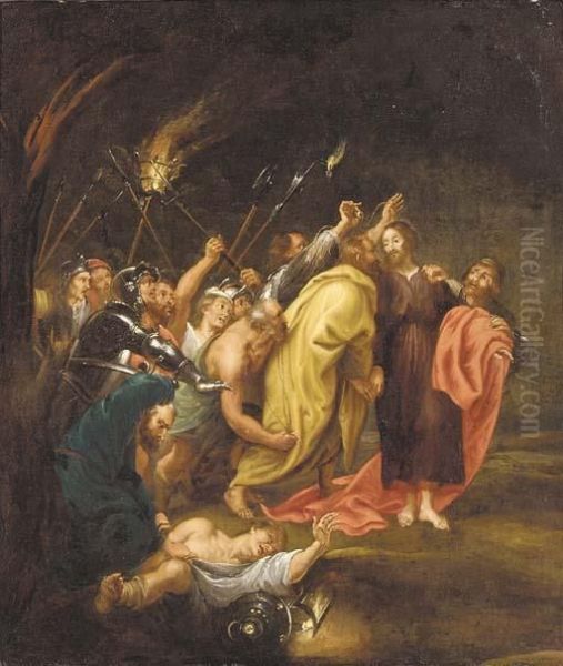 The Arrest Of Christ Oil Painting by Sir Anthony Van Dyck