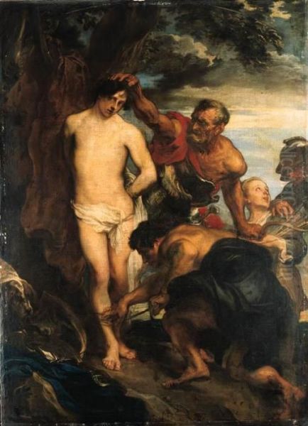 Saint Sebastian Prepared For Martyrdom Oil Painting by Sir Anthony Van Dyck