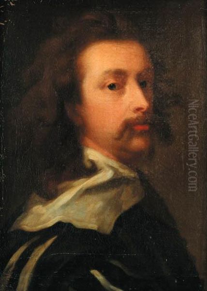 Portrait Of The Artist, Bust-length Oil Painting by Sir Anthony Van Dyck