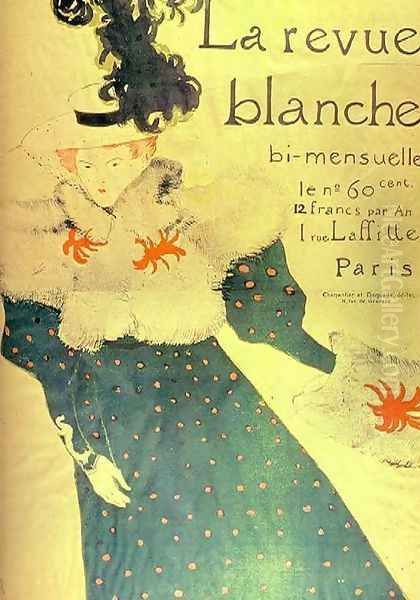 La Revue Blanche 2 Oil Painting by Henri De Toulouse-Lautrec