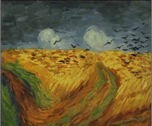 Wheat Field With Crows Oil Painting by Vincent Van Gogh