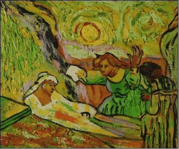 The Raising Of Lazarus Oil Painting by Vincent Van Gogh