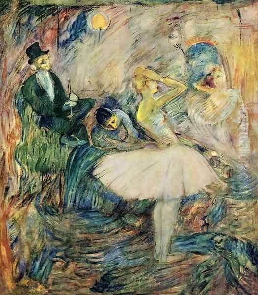 The Dancer in Her Dressing Room Oil Painting by Henri De Toulouse-Lautrec