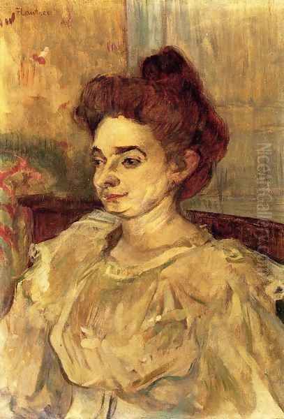 Mademoiselle Beatrice Tapie de Celeyran Oil Painting by Henri De Toulouse-Lautrec