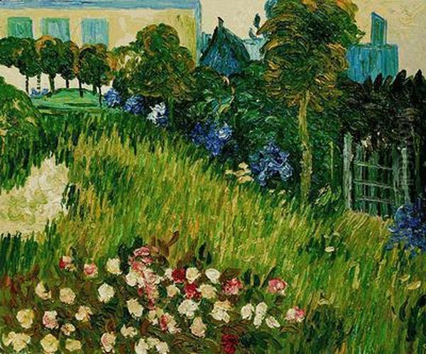 The Garden Of Daubigny Oil Painting by Vincent Van Gogh