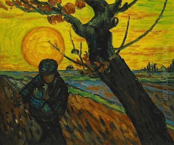 The Sower Oil Painting by Vincent Van Gogh