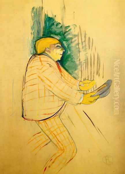 M. Praince Oil Painting by Henri De Toulouse-Lautrec