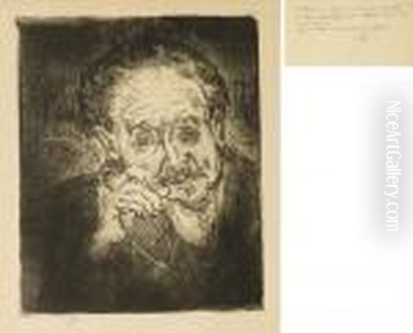 L'homme A La Pipe: Portrait Du 
Docteur Gachet (de La Faille 1664;van Heugten & Pabst 10) Oil Painting by Vincent Van Gogh