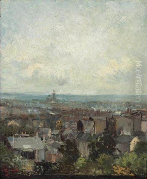 Property From A Private European Collection
 

 
 
 

 
 Vue De Paris Aux Environs De Montmartre Oil Painting by Vincent Van Gogh