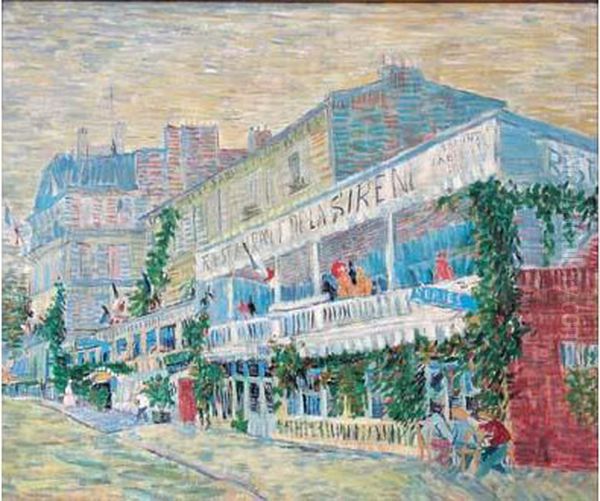 Le Restaurant De La Sirene Oil Painting by Vincent Van Gogh