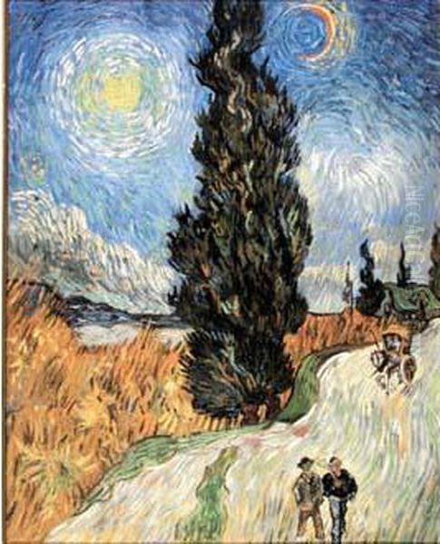 Scene Animee Oil Painting by Vincent Van Gogh