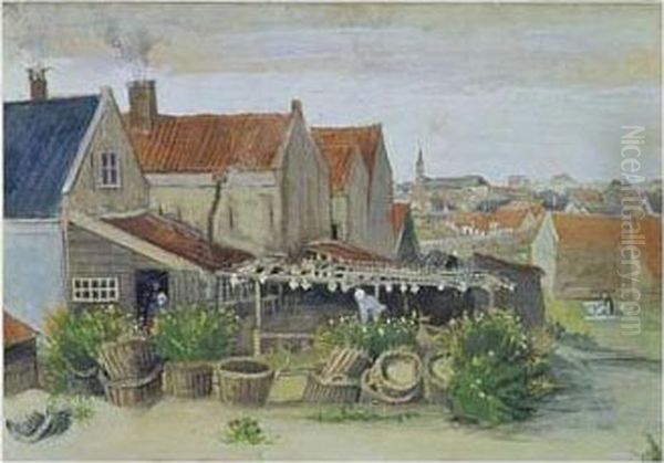 La Droguerie De Limandes, Scheveningen Oil Painting by Vincent Van Gogh