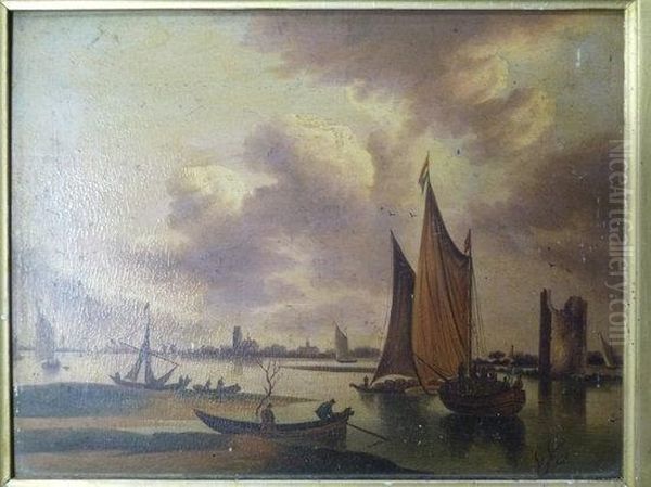 A View On The Vaese Oil Painting by Jan van Goyen