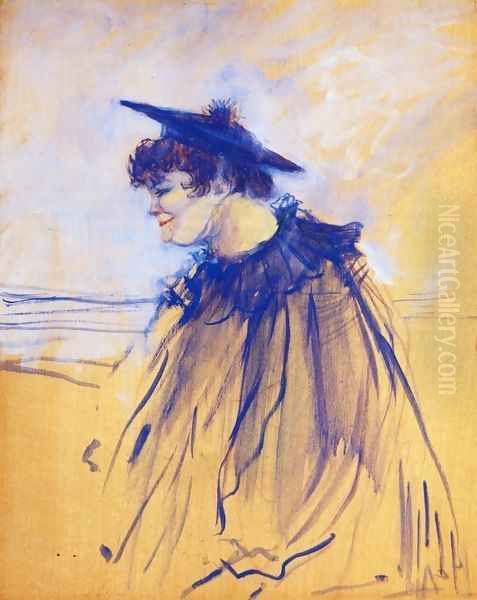 Miss Dolly, English Singer Oil Painting by Henri De Toulouse-Lautrec