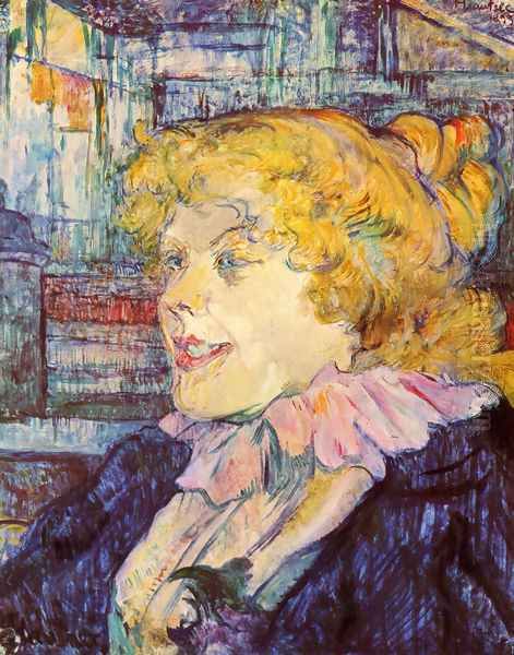 L'Anglaise du Star du Havre Oil Painting by Henri De Toulouse-Lautrec