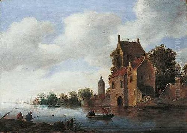 Umkreis Oil Painting by Jan van Goyen