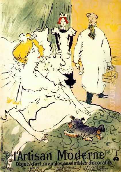 l'artisan moderne Oil Painting by Henri De Toulouse-Lautrec