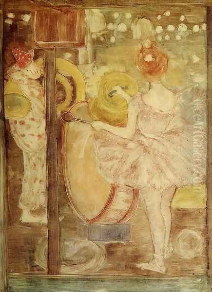 Circus Band 1895 Oil Painting by Henri De Toulouse-Lautrec