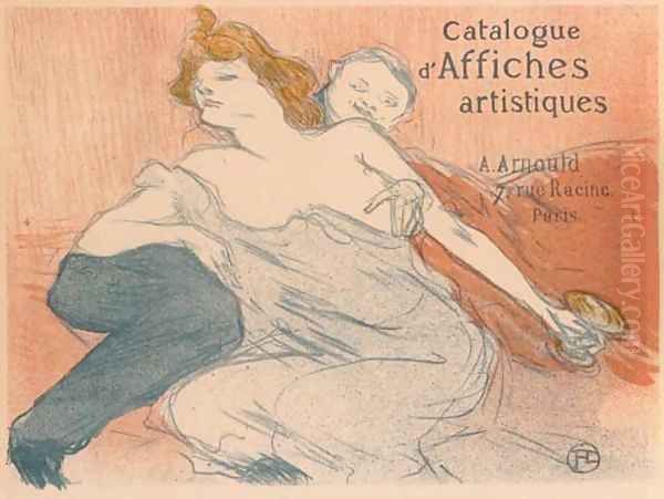 Debauche (deuxieme Planche) Oil Painting by Henri De Toulouse-Lautrec