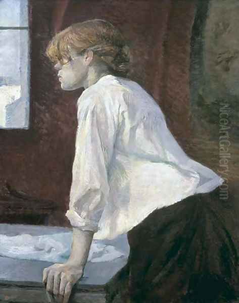 La blanchisseuse Oil Painting by Henri De Toulouse-Lautrec